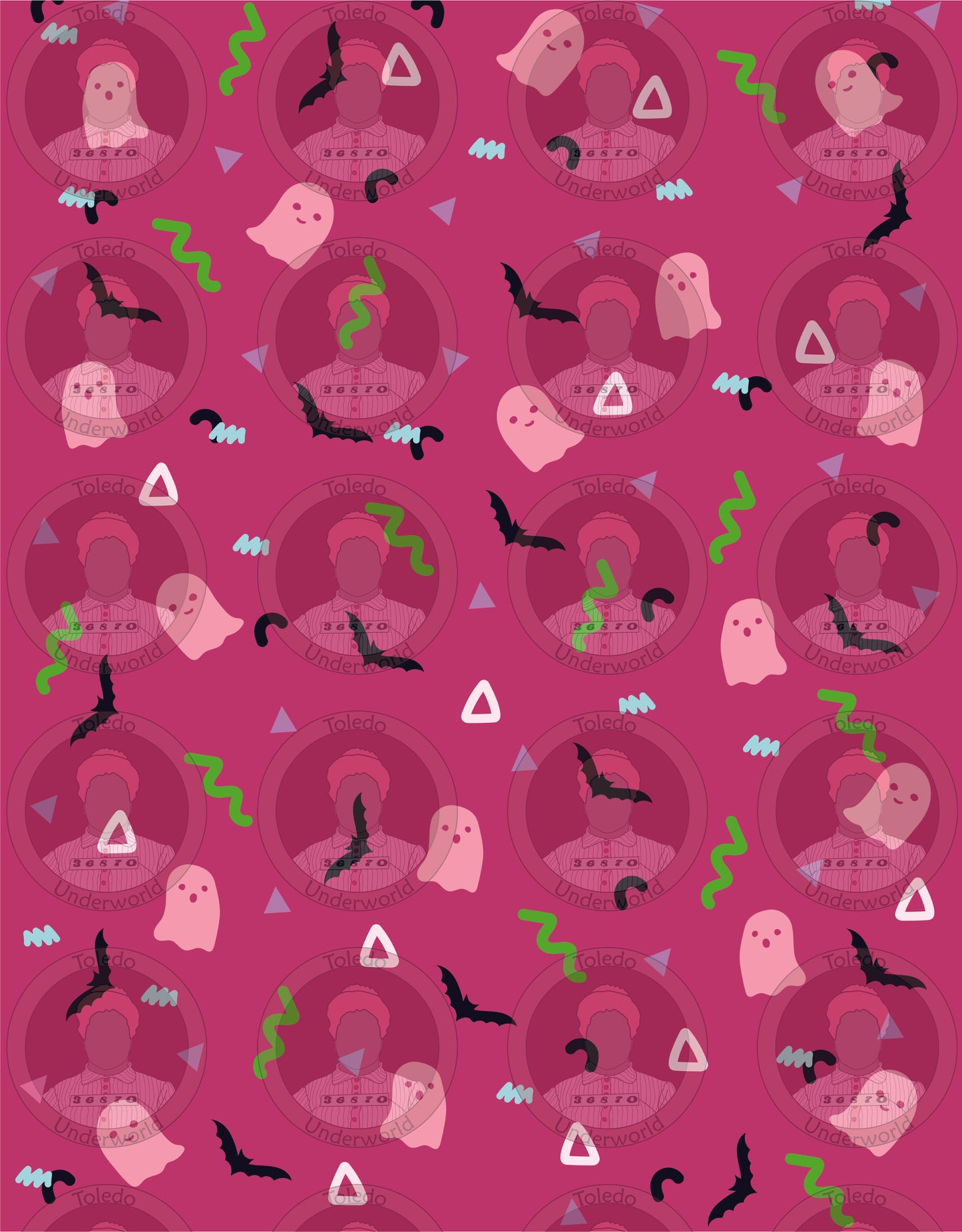 'Food Court Creepy Cutie' Grown Folks Skater Skirt