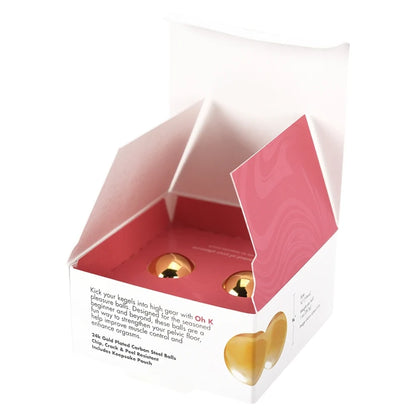 Oh K 24K Gold Plated Pleasure Balls (Set)