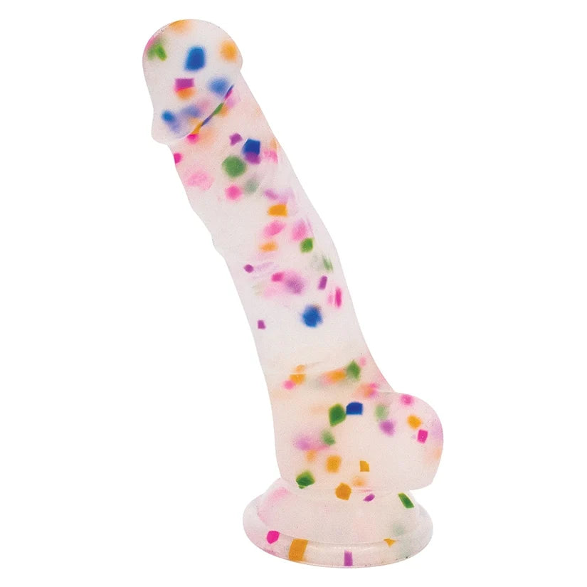 Cock-A-Palooza Confetti Filled Dildo from Natalie's Toy Box