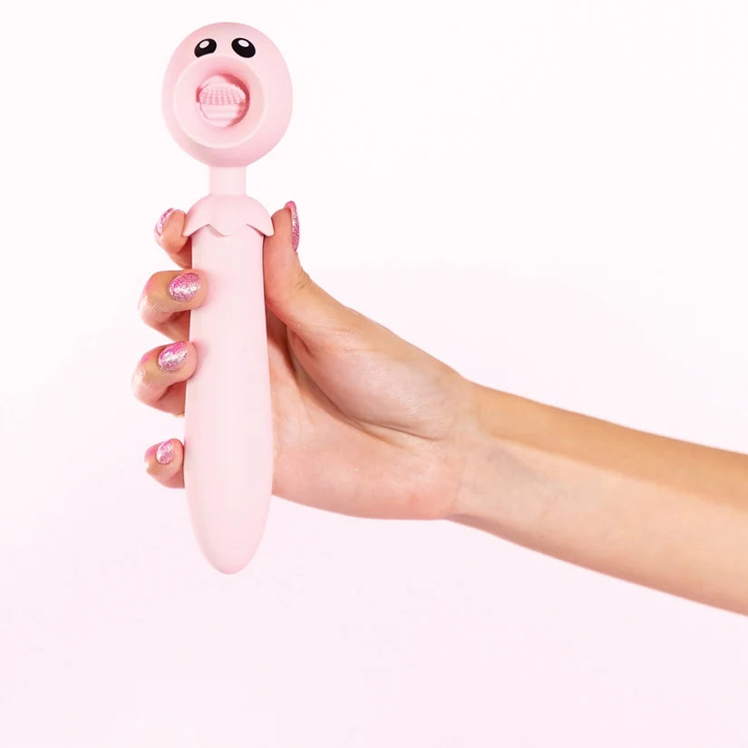 Lick N' Stick Clit Flicker & G-Spot Vibe from Natalie's Toy Box