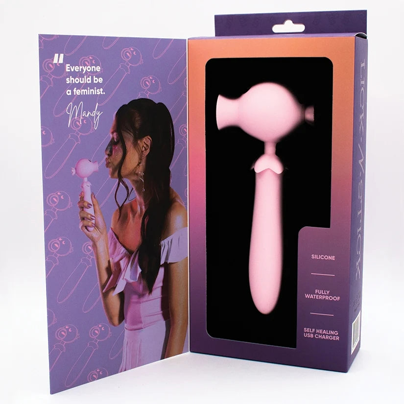 Lick N' Stick Clit Flicker & G-Spot Vibe from Natalie's Toy Box
