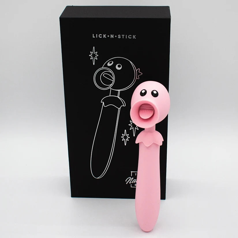 Lick N' Stick Clit Flicker & G-Spot Vibe from Natalie's Toy Box