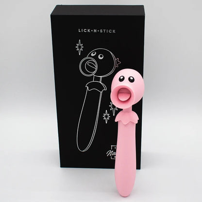Lick N' Stick Clit Flicker & G-Spot Vibe from Natalie's Toy Box