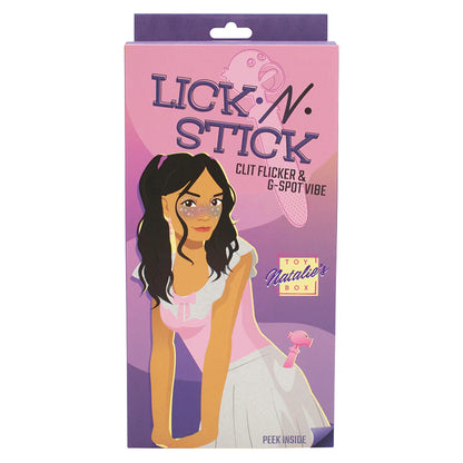 Lick N' Stick Clit Flicker & G-Spot Vibe from Natalie's Toy Box