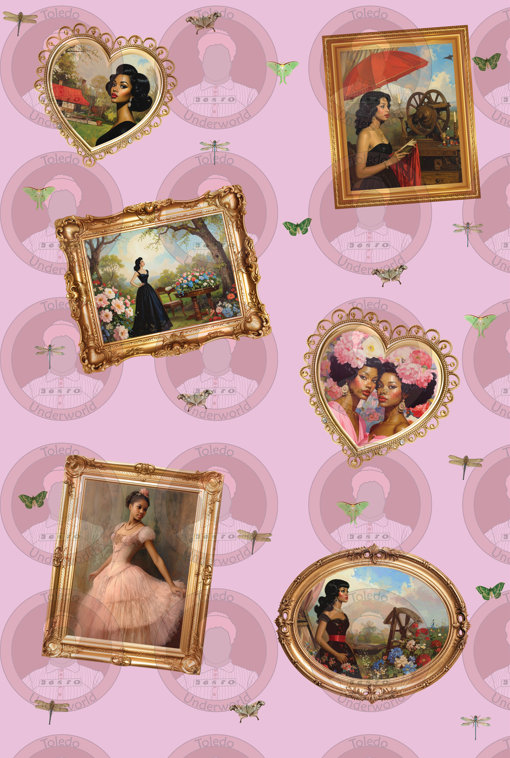 'Queen Shaliah's Gilded Garden' Grown Folks Skater Dress