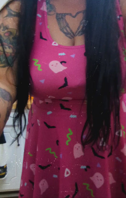 'Food Court Creepy Cutie' Grown Folks Crop Tank Top